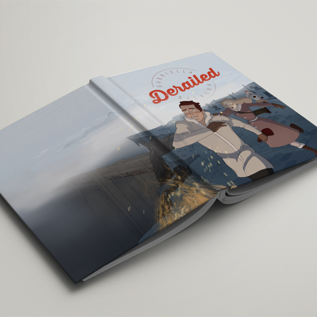 Mock-Up Book Cover for Derailed, Extras for Derailed