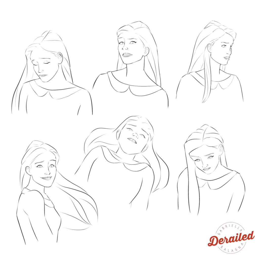 Kolina Expresion Sheet, behind the scenes for Derailed