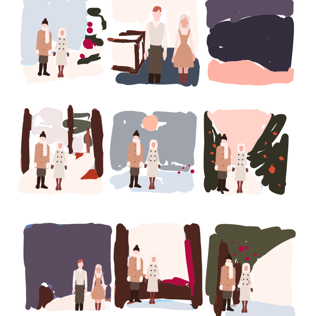 color concept art for derailed