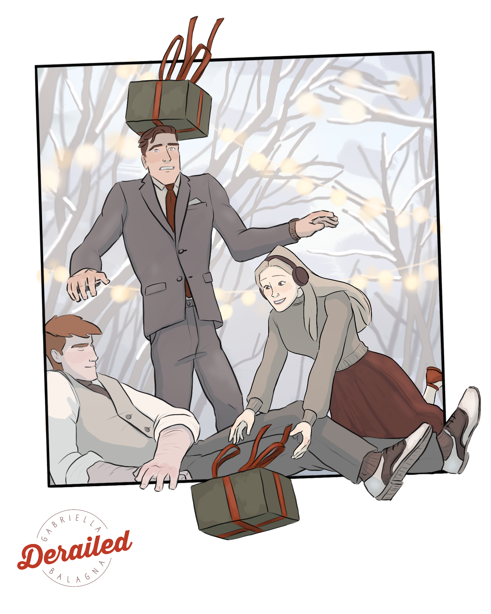 derailed christmas gift drawing