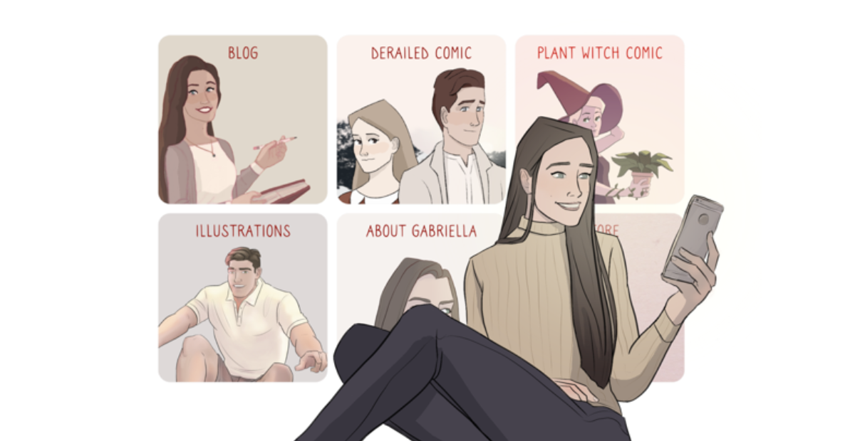 artist website home page