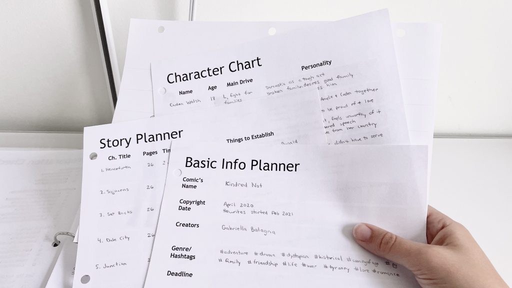 Editable Comic Book Paper Planner