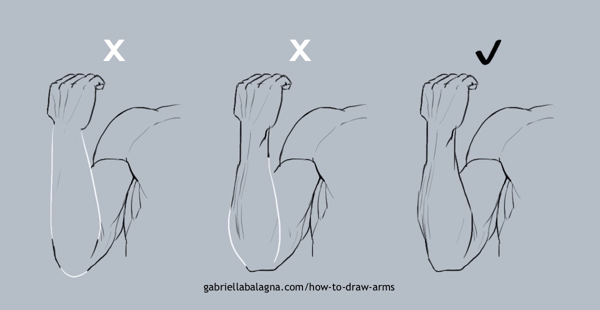 How to Draw Arms - 10 Common Mistakes