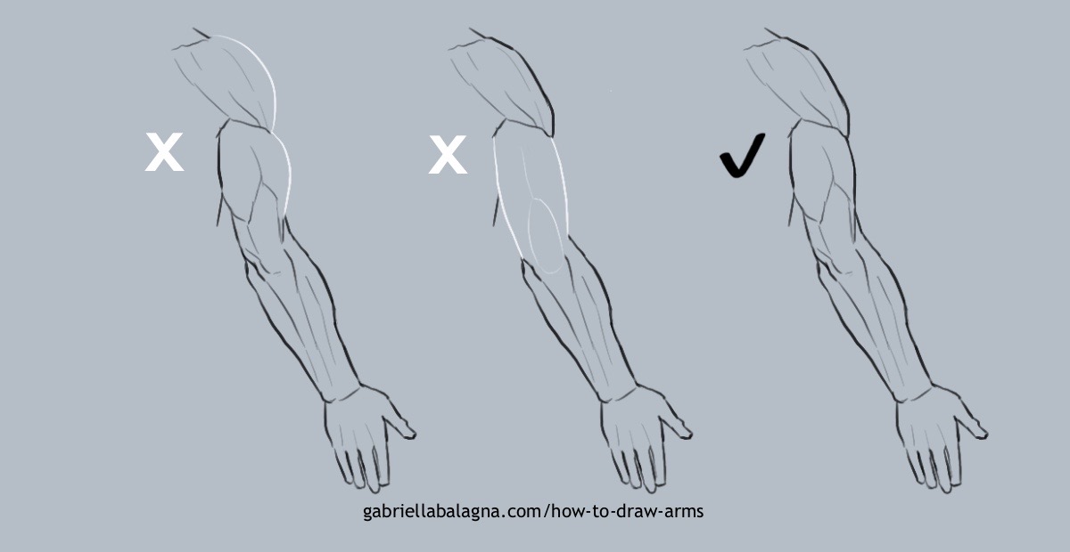 How To Draw Arms - 10 Common Mistakes