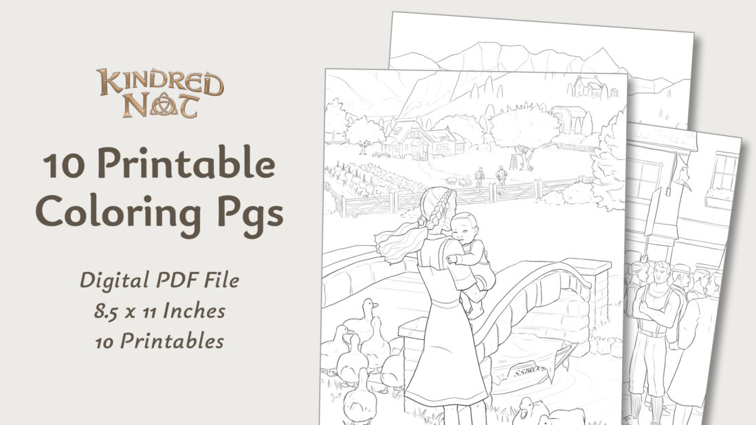 10 printable coloring pages from kindred not